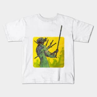 Immortal Cyber-Samurai Kids T-Shirt